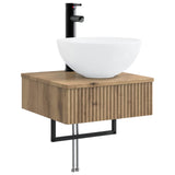 Bathroom Cabinet Set 5 pcs Artisan Oak Engineered Wood 3406286