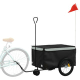 Bike Trailer Black and Grey 30 kg Iron 94098