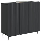 Sideboard Black 89 x 34.5 x 82 cm Engineered Wood 894416