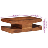 Coffee Table 90x60x30 cm Solid Wood Acacia 4102369