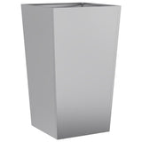Garden Planters 45x45x75 cm 2 pcs Galvanised Steel 851105