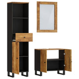 3 Piece Bathroom Furniture Set Solid Wood Mango 3200640