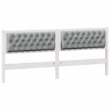 Headboard Other White and light grey 200 cm Solid pine wood 878993