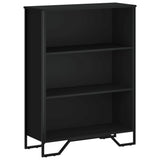 Bookcase Black 80x31x106 cm Engineered Wood 848624