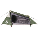 Camping Tent Tunnel 2-Person Green Waterproof 94612