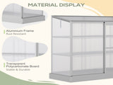 3 Tier Greenhouse Garden Outdoor Cold Frame Plant Flower Growth Transparent Polycarbonate Board T3398P317744