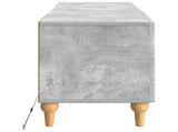 LED TV Cabinet Concrete Grey Engineered Wood 896248