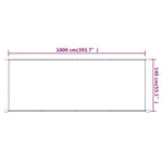 Vertical Awning Blue 140x1000 cm Oxford Fabric 148463