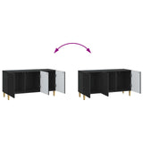 TV Cabinet Black 99 x 34.5 x 50 cm Engineered Wood 894716