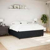 Bed Frame without Mattress Black Super King Velvet 3285047