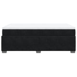 Box Spring Bed with Mattress Black 120x200 cm Velvet 3285277