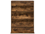 Magazine Rack Smoked Oak 70 x 41 x 126 cm Engineered Wood 899531