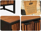 Sideboard 53 x 30 x 70 cm Solid Mango Wood and Engineered Wood 42020089