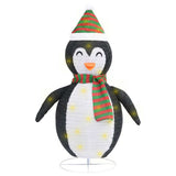 Snow Penguin Figure Black and white Fabric, steel 120 cm 328502