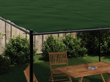 Gazebo 4 x 3.98 x 2.67 m Green Polyester and Steel 42030533