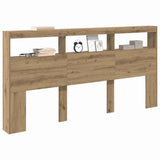 Headboard Artisan Oak 200 x 17 x 102 cm Engineered Wood 886254