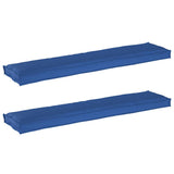 Pallet Cushion Set 2 pcs Royal Blue 180 x 40 x 8 cm 42001725