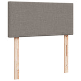 Box Spring Bed with Mattress Taupe 100x200 cm Fabric 3285796