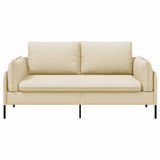 2-Seater Sofa Cream 188 x 81 x 89 cm Fabric 42048606