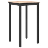 Bar Table Natural 60 x 60 x 105 cm Solid Pine Wood 892797
