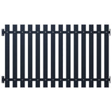 Fence Panel Anthracite 178x75 cm Powder-coated Steel 146475