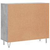Sideboard Concrete Grey 90x34x80 cm Engineered Wood 828104