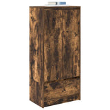 Cabinet with Drawer Smoked Oak 55.5x34x119.5 cm Engineered Wood 861647