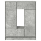 Sideboard with Drawers and Doors Concrete Grey 73x31x90 cm 861853
