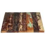 ZNTS Rectangular Table Top 60x120 cm 25-27 mm Solid Reclaimed Wood 286057