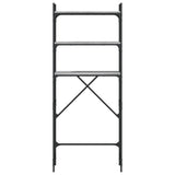 Washing Machine Shelf Grey Sonoma 67x25x163 cm Engineered Wood 838986