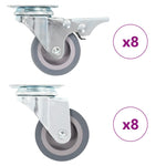 16 pcs Swivel Casters 50 mm 277913
