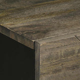 Bedside Cabinet Black 50x33x60 cm Solid Wood Mango 4017695