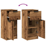 Sideboards 2 pcs Old Wood 30x30x70 cm Engineered Wood 856952