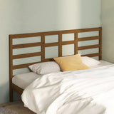 Bed Headboard Honey Brown 206x4x104 cm Solid Wood Pine 818163