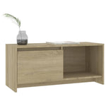 TV Cabinet Sonoma Oak 90x35x40 cm Engineered Wood 809785