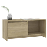 TV Cabinet Sonoma Oak 90x35x40 cm Engineered Wood 809785