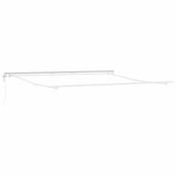 Awning Frame White 500 x 350 cm Aluminium 313217