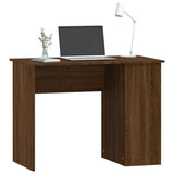 Desk Brown Oak 100x55x75 cm Engineered Wood 823031