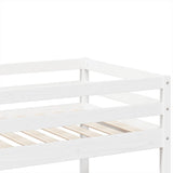 Bunk Bed White 90x200 cm Solid Wood Pine 3308590