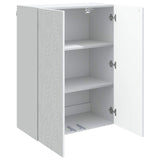 Wall-Mounted Cabinet White 66 x 34.5 x 90 cm Engineered Wood 898735