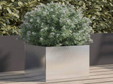 Planter Silver 32x30x29 cm Stainless Steel 841543