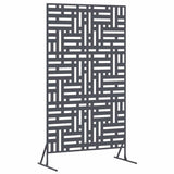 Privacy Screen 100 x 50 x 180 cm Steel Anthracite 868551