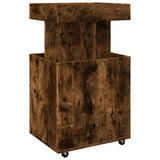 Bar Cart Smoked Oak 50x41x89 cm Engineered Wood 848266