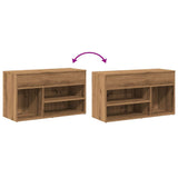 Shoe Bench Artisan Oak 80x30x45 cm Engineered Wood 856757