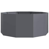 Planter Anthracite 120 x 120 x 50 cm Steel 883747