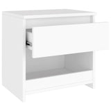 ZNTS Bedside Cabinets 2 pcs White 40x30x39 cm Engineered Wood 803444