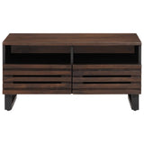 Coffee Table Brown 80x55x40 cm Solid Wood Mango 377502