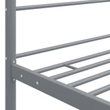 Bed Frame Grey Powder-coated metal 325071