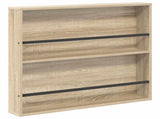 Magazine Rack 2 pcs Sonoma Oak 80 x 12 x 70 cm Engineered Wood 890843