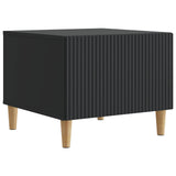 Coffee Table with Drawer Black 49 x 50 x 40 cm Engineered Wood 894736